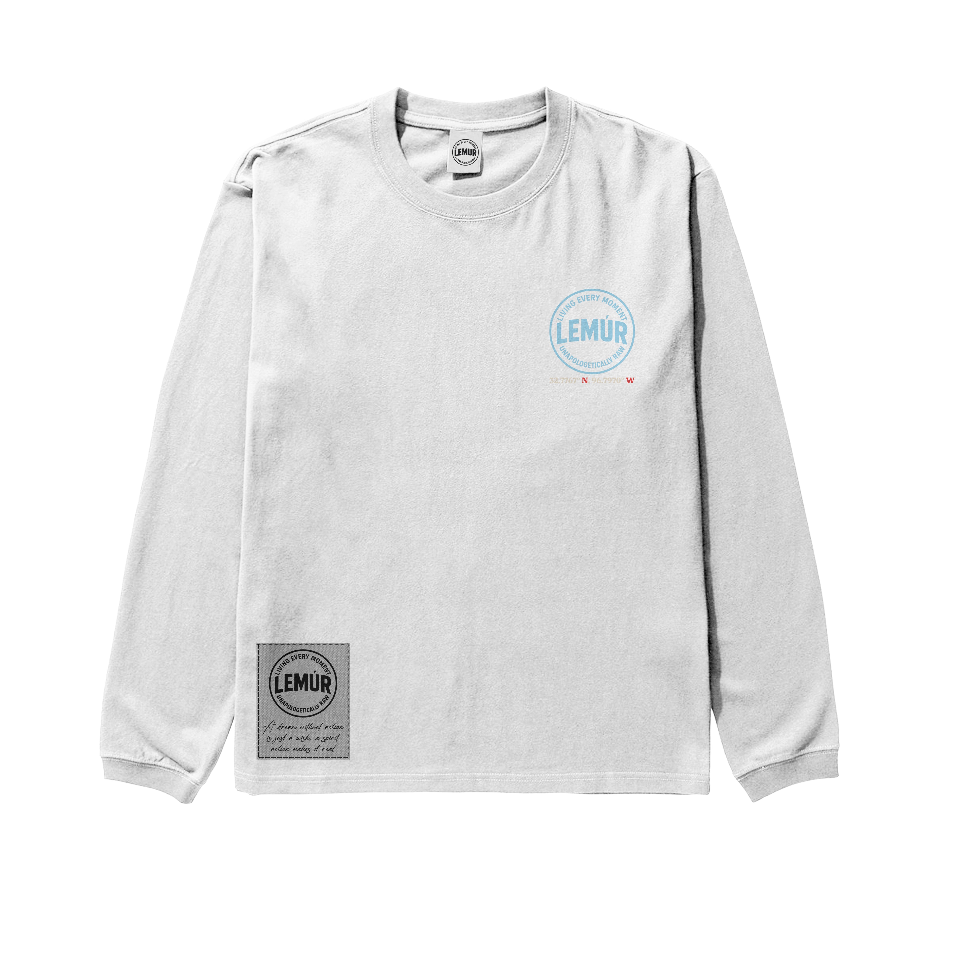 LEMÚR No More Excuses — Light Grey