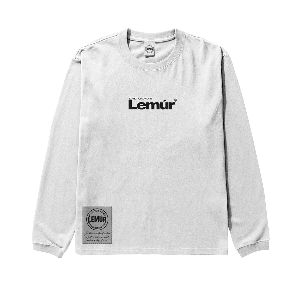 LEMÚR “Definition” Long-Sleeve — White