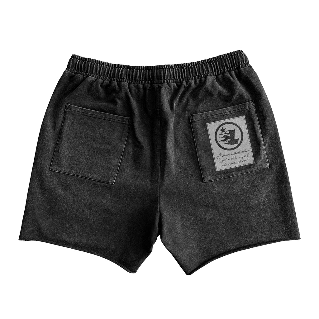 LEMÚR Coordinates Athletic Shorts — Black
