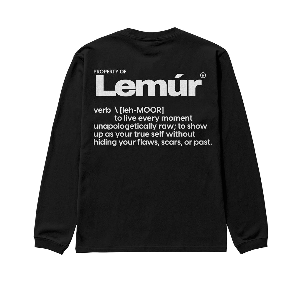 LEMÚR “Definition” Long-Sleeve — Black