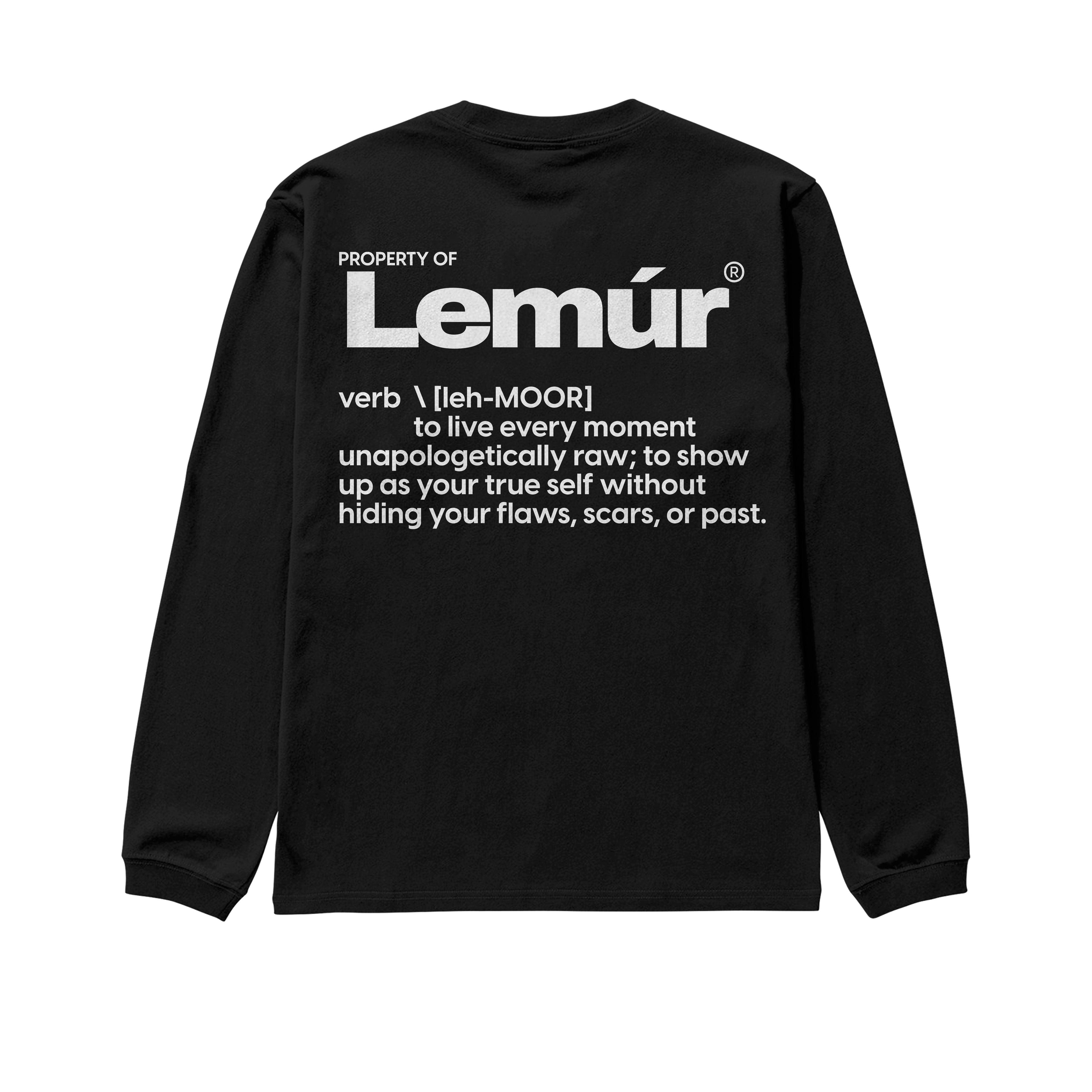 LEMÚR “Definition” Long-Sleeve — Black