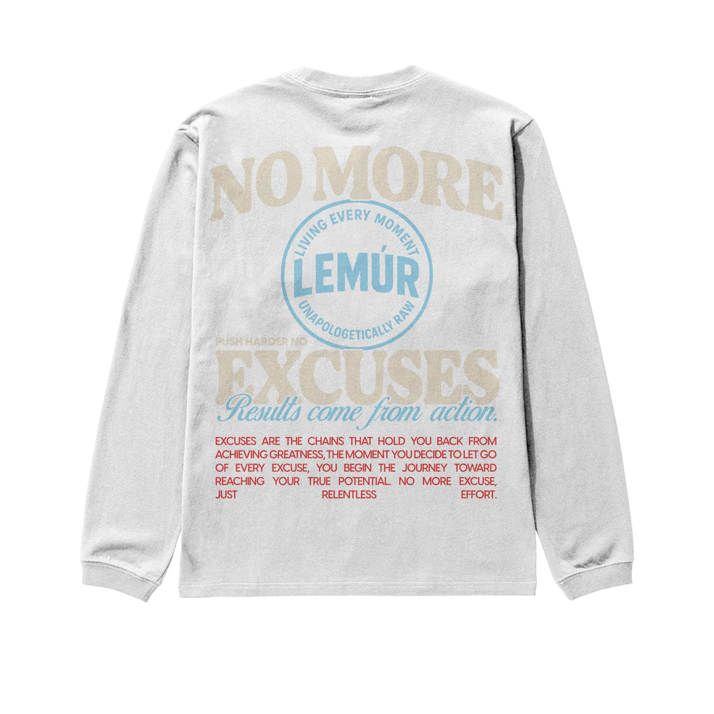 LEMÚR No More Excuses — Light Grey