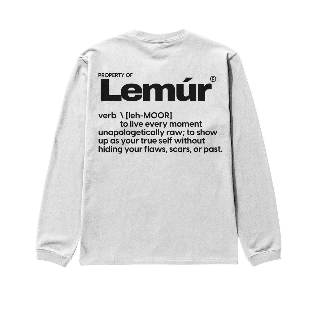 LEMÚR “Definition” Long-Sleeve — White