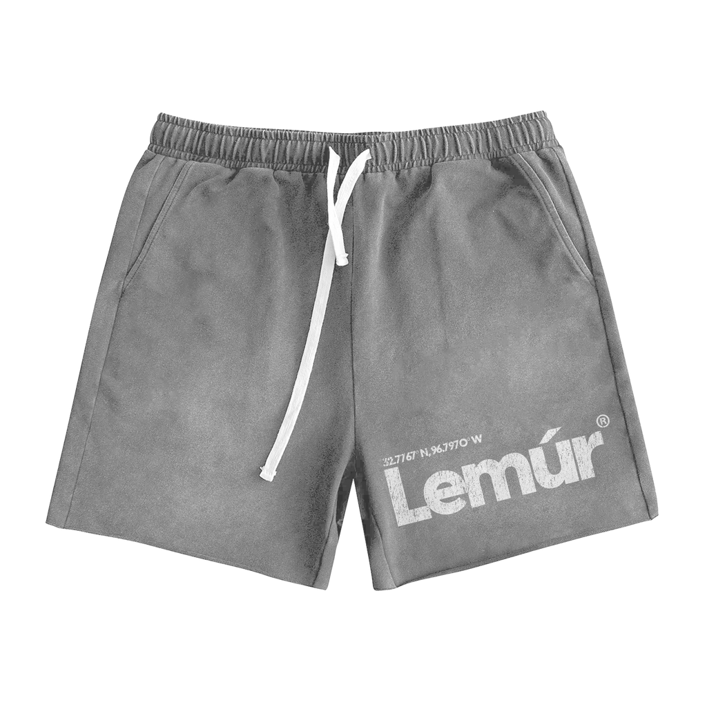 LEMÚR Coordinates Athletic Shorts — Grey