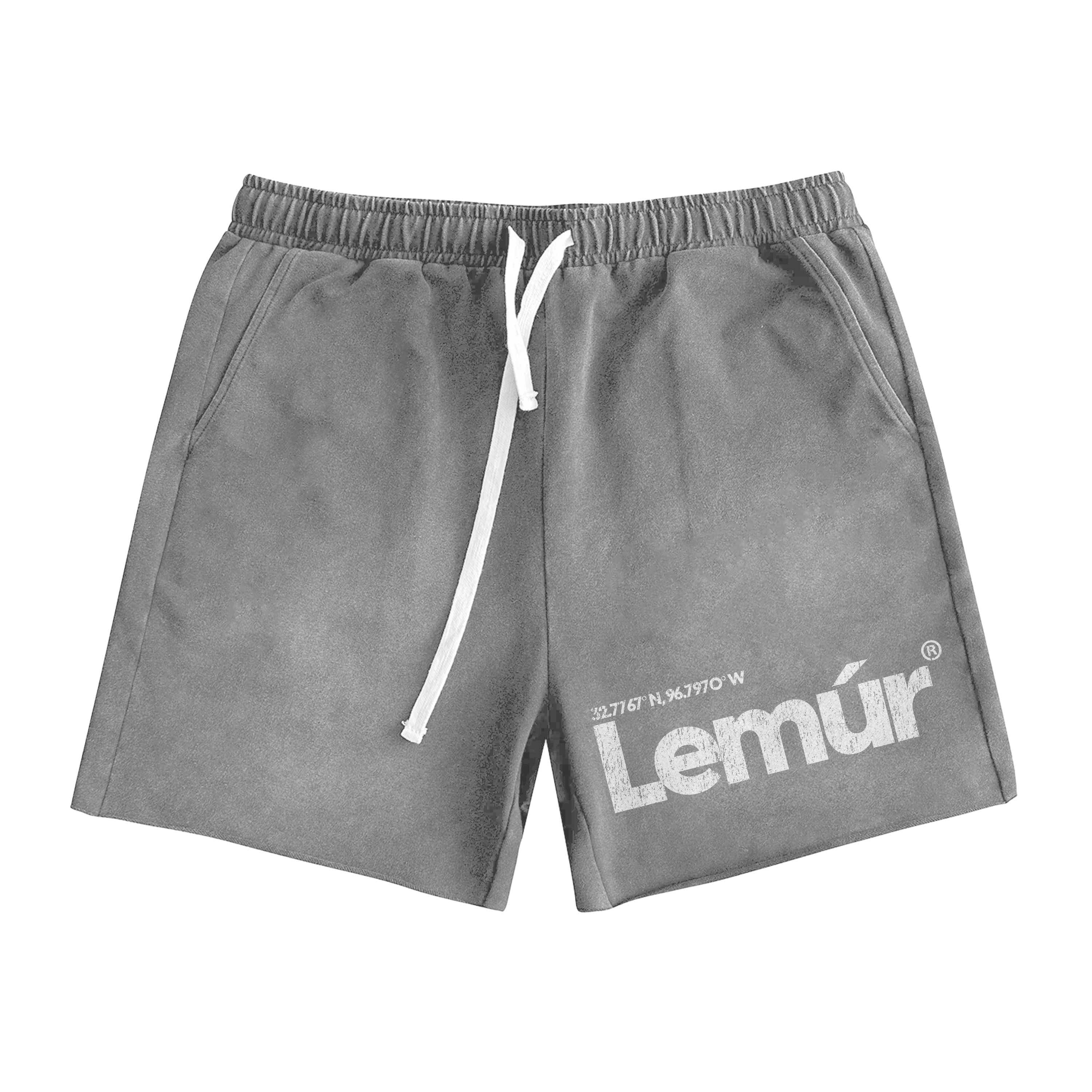 LEMÚR Coordinates Athletic Shorts — Grey